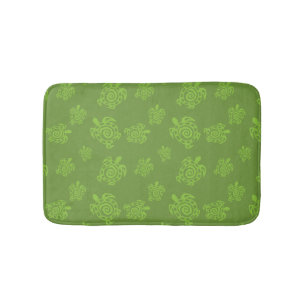 Tapis De Bain Graphique vert de tortue