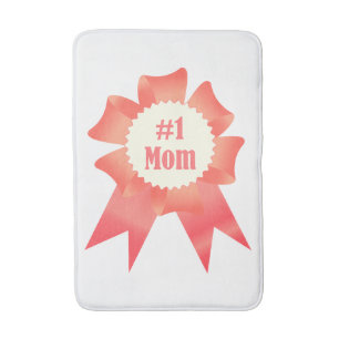 Tapis De Bain Gratitude Numéro Une maman lauréat du prix ruban