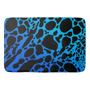 Tapis De Bain Grenouille à tarte à poison bleu
