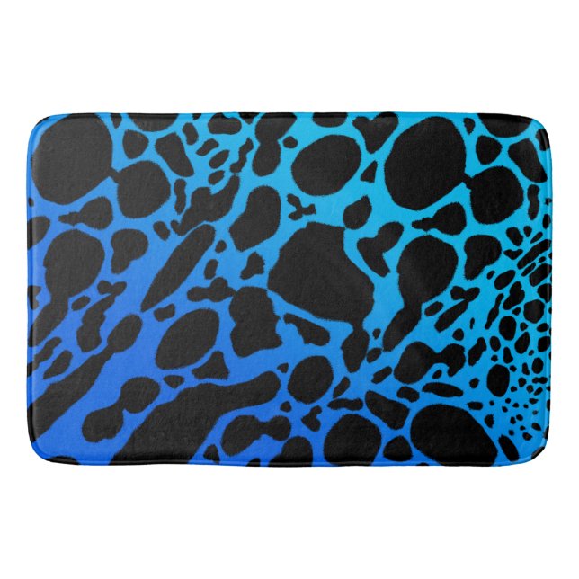 Tapis De Bain Grenouille à tarte à poison bleu (Devant)