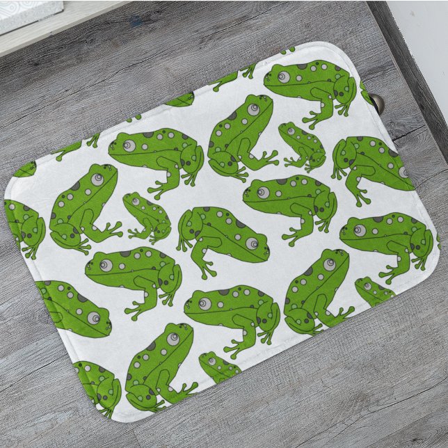 Tapis De Bain Grenouille verte (Cartoon frog pattern bath mat)