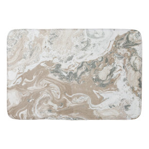 Tapis De Bain Gris en ivoire beige blanc de luxe en pierre de