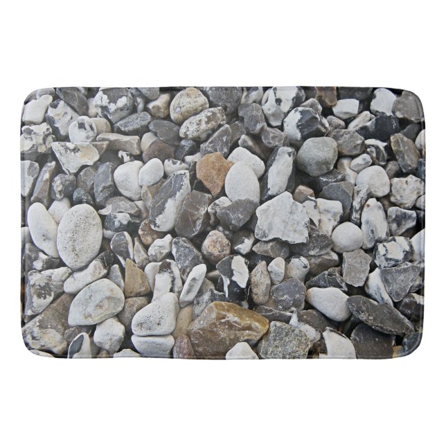 Tapis De Bain Gros morceaux du gravier et de la pierre (Devant)