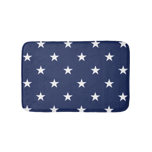 Tapis De Bain Gros Stars Marine Mat de bain (Devant)