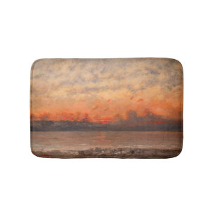 Tapis De Bain Gustave Courbet - Coucher de soleil