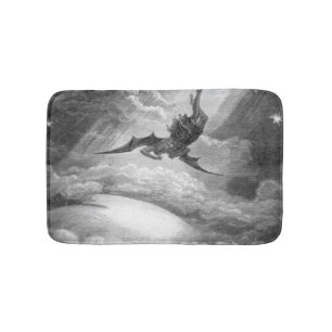 Tapis De Bain Gustave Dore Satan Du Paradis Perdu Par John Milt