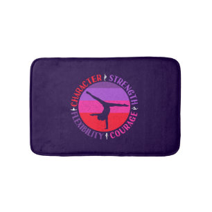 Tapis De Bain Gymnastique Féminine Caractère Force Courage
