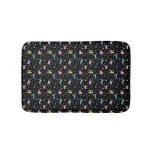 Tapis De Bain Gymnastique Féminine Gymnastes avec Étoiles