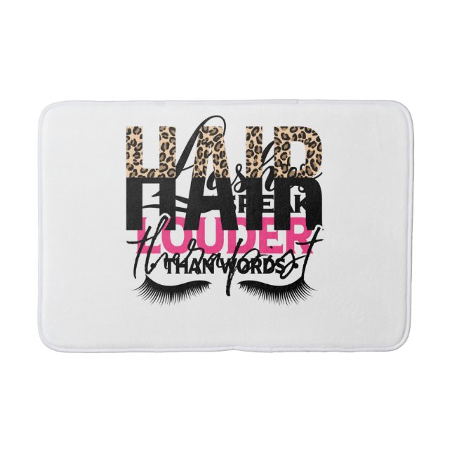 Tapis De Bain Hair Therapist Hair Stylist Hairtravist (Devant)