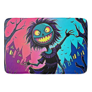 Tapis De Bain Halloween de nuit éffrayante conception créatrice