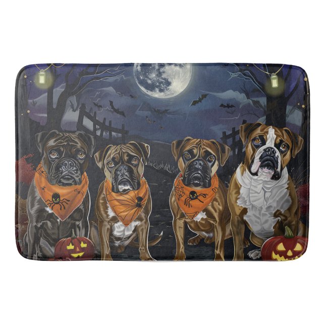 Tapis De Bain Halloween Éffrayant (Devant)