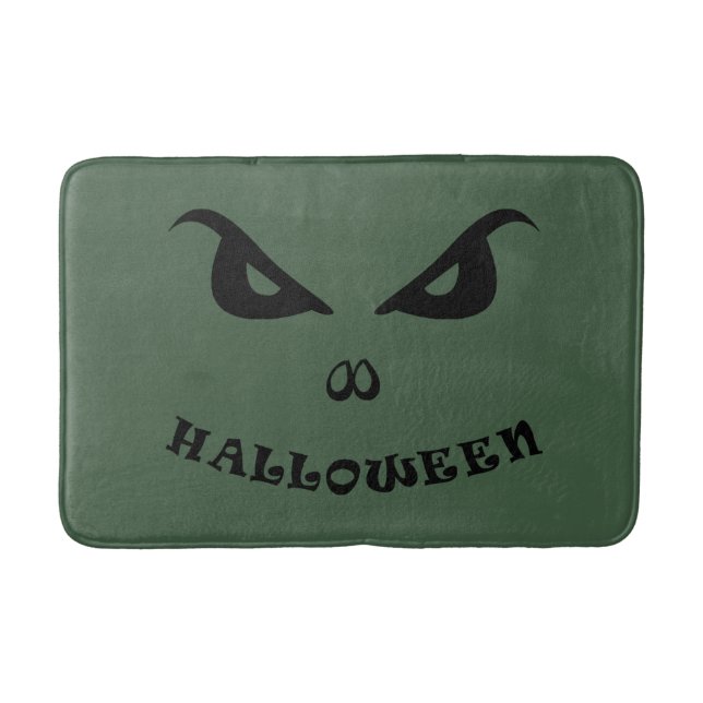 Tapis De Bain Halloween éffrayant effrayant visage (Devant)
