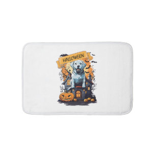TAPIS DE BAIN HALLOWEEN ET CHIEN