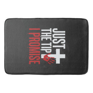 Tapis De Bain Halloween Juste la pointe Croix sanglant