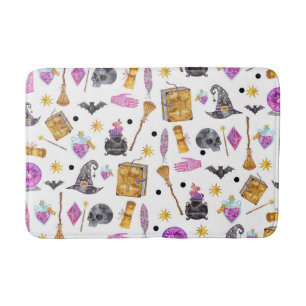 Tapis De Bain Halloween magique en Whimsical Festive