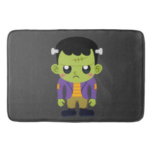 Tapis De Bain Halloween monstre Frankenstein Green