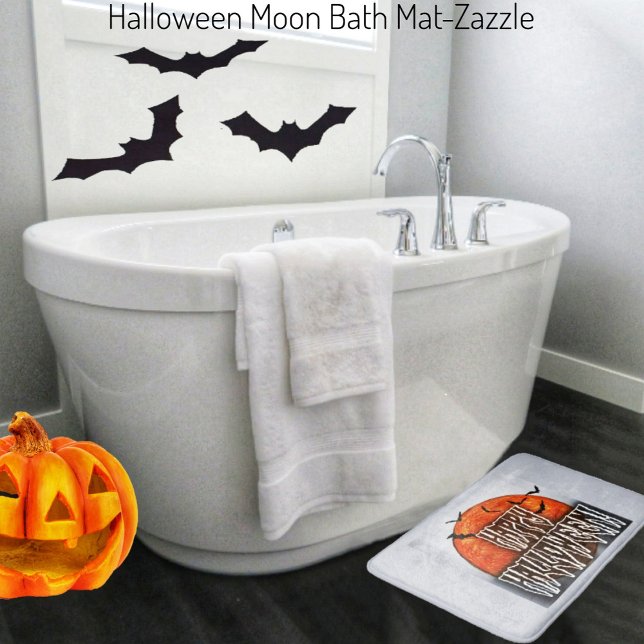 Tapis De Bain Halloween Moon-PG (Créateur téléchargé)