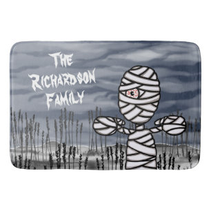 Tapis De Bain Halloween personnalisé Horreur Déplaisant maman