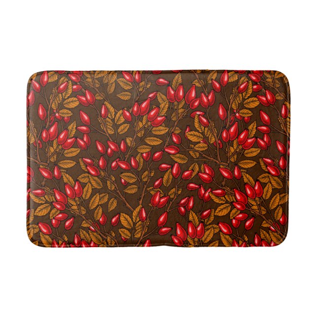 Tapis De Bain hanches roses, brune et rouge (Devant)