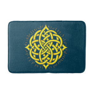 Tapis De Bain Harmonie infinie : Art du symbole celtique mandala