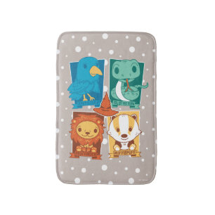 TAPIS DE BAIN HARRY POTTER™   CARTOON HOGWARTS™ MAISONS