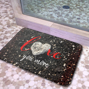 Tapis De Bain Hawaii Beach Coral Heart Lot You Plus Script