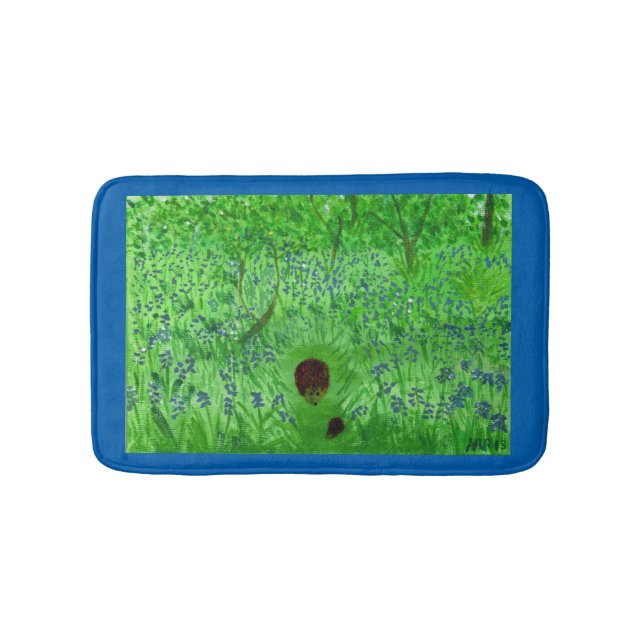 Tapis De Bain Hédghogs de Bluebell Woodland (Devant)