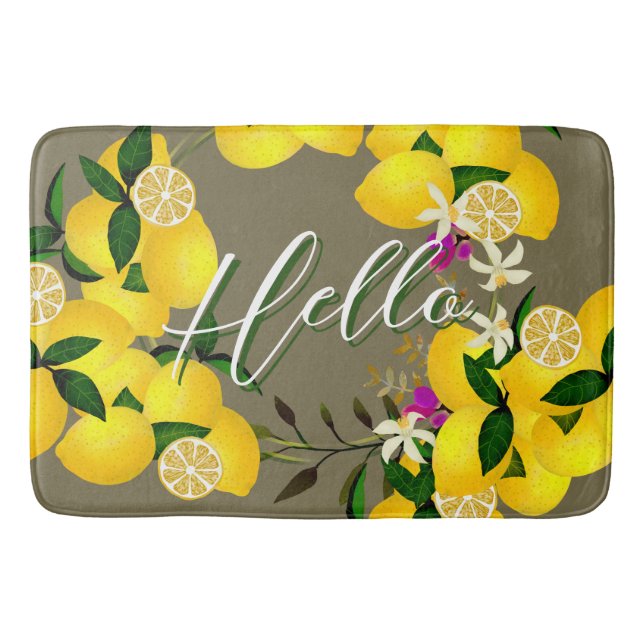 Tapis De Bain Hello Lemon  (Devant)