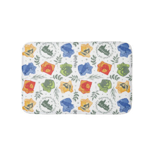 Tapis De Bain Hérbologie magique HOGWARTS™ Maisons Motif