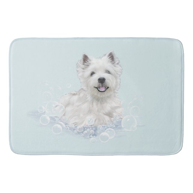 Tapis De Bain Heure de bain Westie (Devant)