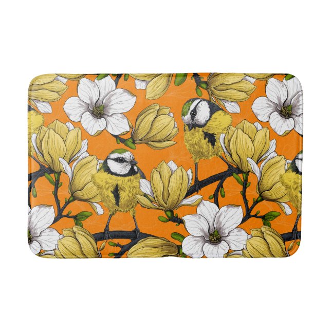 Tapis De Bain Heure du printemps dans le tapis jaune (Devant)