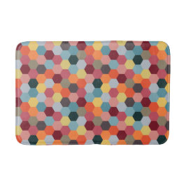 Tapis De Bain Hexagon Motif géométrique moderne