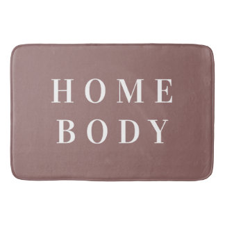 Tapis De Bain Homebody Minimal Brown Bath Mat