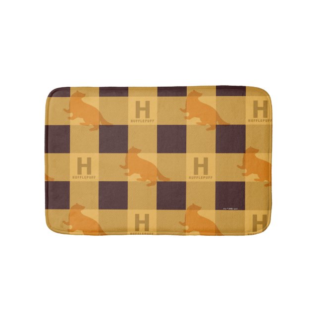 Tapis De Bain HUFFLEPUFF™ Check Plaid Motif (Devant)