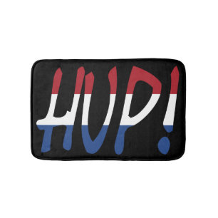 Tapis De Bain Hup superposée sur NLD Flag sur bk bmcnt