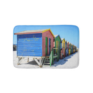 Tapis De Bain Huttes colorées de plage