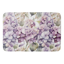 Hydrangeas aquarelle rose violet élégant 