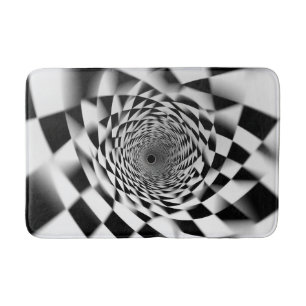 Tapis De Bain Hypnotique Spirale illusion Bain Mat