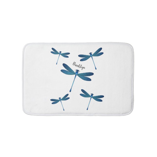 Tapis De Bain Illustration de dragonfly (Devant)