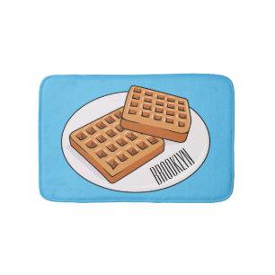 Tapis De Bain Illustration de gaufre
