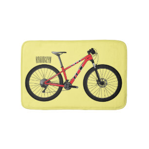 Tapis De Bain Illustration de la bande dessinée de vélo