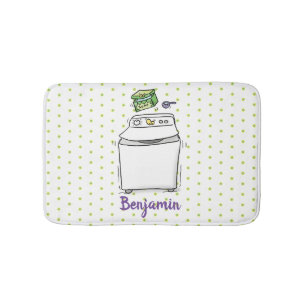 Tapis De Bain Illustration de lave-linge mignonne
