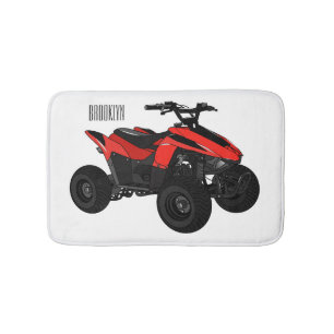 Tapis De Bain Illustration de Quad bike atv