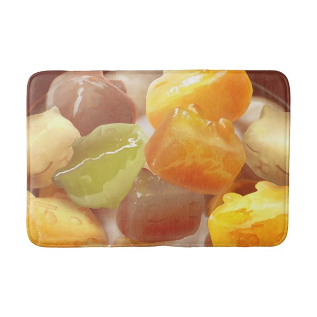 Tapis De Bain Illustration du dessert de balle Taro (Devant)