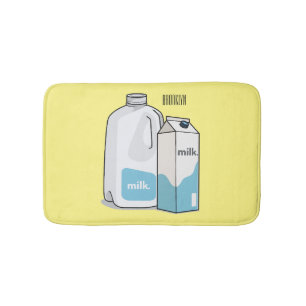 Tapis De Bain Illustration du lait