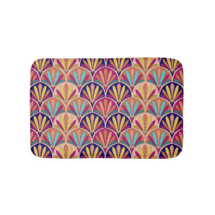 Tapis De Bain Illustration du textile traditionnel indien