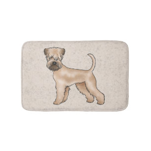 Tapis De Bain Illustration mignonne de chien Terrier Irlandais à