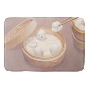 Tapis De Bain Illustration Xiao Long Bao Cute