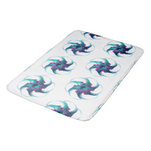 Tapis De Bain Imaginaire Fractale Frotte Mat Bain