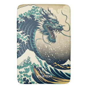 Tapis De Bain Imaginaire mignon mythique Dragon japonais